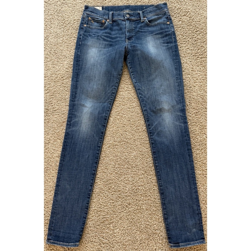 Polo‎ Ralph Lauren Jeans Tompkins Skinny Ankle Womens Size 31W Blue